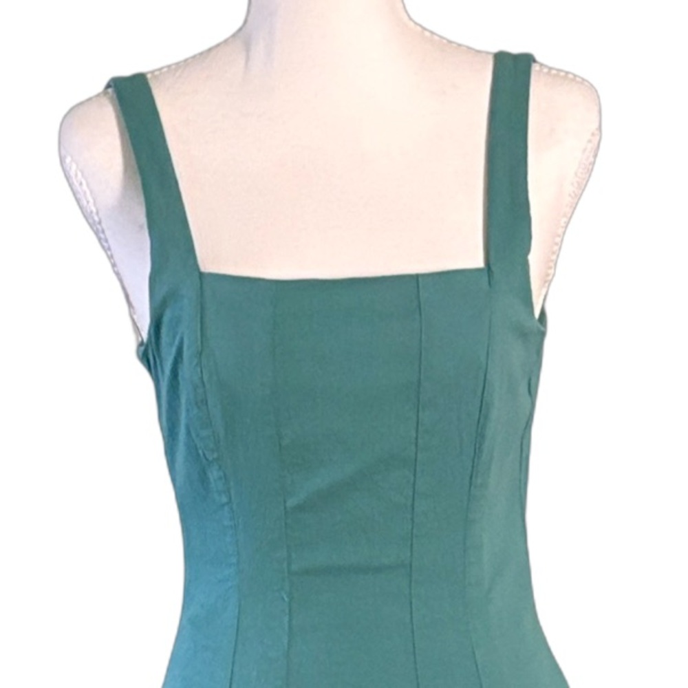 Abercrombie & Fitch Teal Midi Dress - Picture 5 of 9